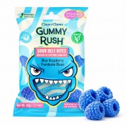 Gummy Rush Blue Raspberry Sour Belt 60 Gr