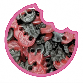 Bubs Cr&acirc;ne Framboise R&eacute;glisse - Bonbons Su&eacute;dois 100 Gr