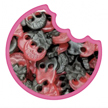 Bubs Cr&acirc;ne Framboise R&eacute;glisse - Bonbons Su&eacute;dois 100 Gr