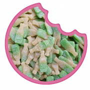 Bonbons Soda Poire Grahns - Bonbons suédois aux fruits  100 Gr