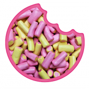 Rhubard & Custard Haribo 100 Gr