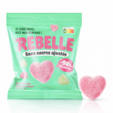 Rebelle Bonbons Coeurs Fluffy Acidulés 50 Gr