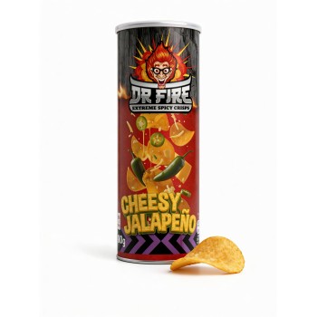 Dr Fire Chips Cheesy Jalapeno 80 Gr