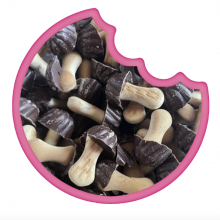 Champignons Chocolat Noir En Canette 80 Gr