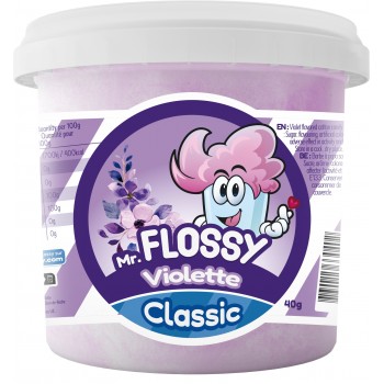 Mr Flossy Barbe &agrave; papa Classic Violet 40 Gr
