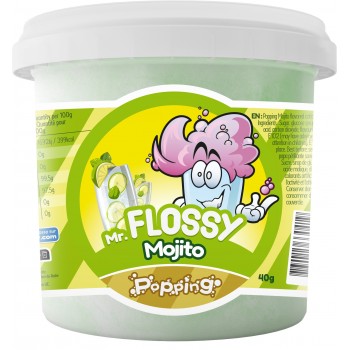 Mr Flossy Barbe &agrave; papa P&eacute;tillante Mojito 40 Gr