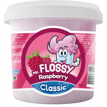 Mr Flossy Barbe &agrave; papa Classic Raspberry 40 Gr