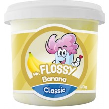 Mr Flossy Barbe &agrave; papa Classic Banane 40 Gr