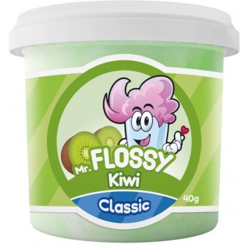 Mr Flossy Barbe &agrave; papa Classic Kiwi 40 Gr