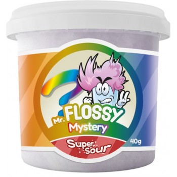 Mr Flossy Barbe &agrave; papa Acidul&eacute;e Mystery 40 Gr