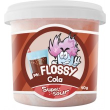 Mr Flossy Barbe &agrave; papa Acidul&eacute;e Cola 40 Gr