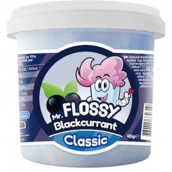 Mr Flossy Barbe &agrave; papa Classic Cassis 40 Gr