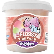 Mr Flossy Barbe &agrave; papa Bubbling Tutti Frutti 40 Gr