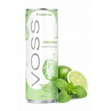 VOSS Lime Mint Flavoured Sparking Water 330ml