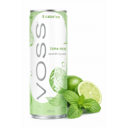 VOSS Lime Mint Flavoured Sparking Water 330ml
