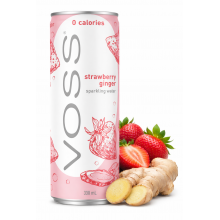 VOSS Strawberry Ginger Sparkling Water 330ml