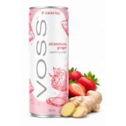 VOSS Strawberry Ginger Sparkling Water 330ml
