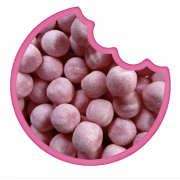 Boule Acidulée Fraise 100 Gr Boule Acidulée Fraise 100 Gr