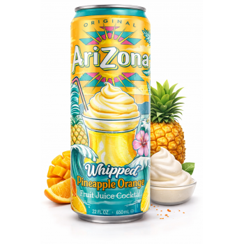 Arizona Whipped Pineapple Orange Fruit Juice Cocktail 650 ml