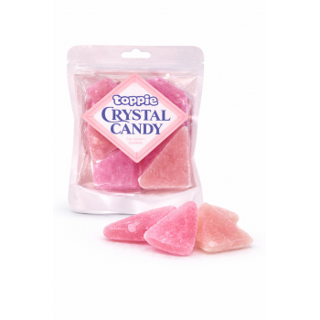 Toppie Crystal Candy Rose Quartz Strawberry 80 Gr