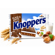 Knoppers crispy black waffle 25 Gr