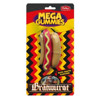 Maxi Gummy German Bradwursty 120 Gr