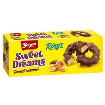 Cookies White Choco Rings Caramel & Peanuts 128 Gr