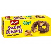Cookies White Choco Rings Caramel & Peanuts 128 Gr