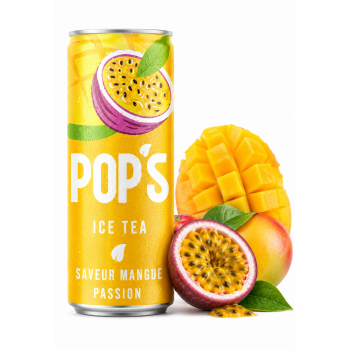 Pop's Ice Tea Mangue Passion 330 ml