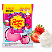 Chupa Chups Big Babol strawberry & Cream 152 Gr