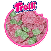 Fraise Plate Acide Trolli 100 Gr