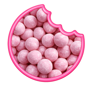 Boule Acidul&eacute;e Fraise 100 Gr