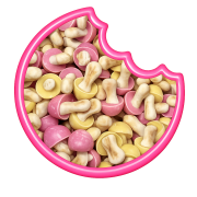 Champignons Fraise Banane 80 Gr