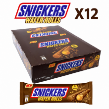 Snickers Wafer Roll x12 270 Gr