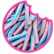 Cable Poudr&eacute; Twist Bubble Gum 100 Gr