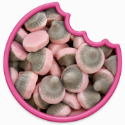 Champignon Réglisse Framboise Franssons 100 Gr