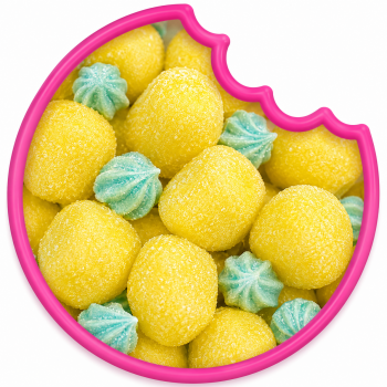 Citron Acidul&eacute; Guimauve 100 Gr
