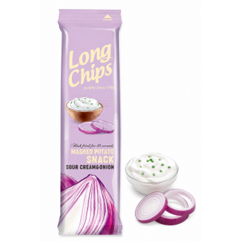 Long Chips Sour Cream & Onion 75 Gr