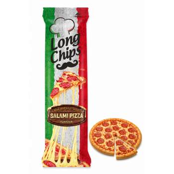 Long Chips Salami Pizza 75 Gr