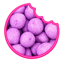 Balle de Golf Violette 100 Gr