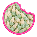 Bonbons Soda Poire Grahns - Bonbons suédois aux fruits  100 Gr