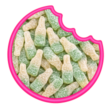 Bonbons Soda Poire Grahns - Bonbons su&eacute;dois aux fruits  100 Gr