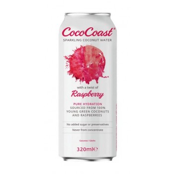 CocoCoast Raspberry P&eacute;tillant 320 ml