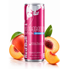 Red Bull P&ecirc;che Blanche Summer Edition sugarfree 250 ml