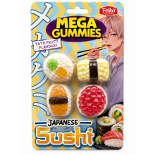 Maxi Gummy Japanese Sushi 120 Gr