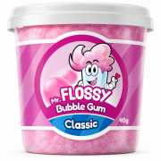 Mr Flossy Barbe à papa Classic Bubble Gum 40 Gr