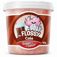 Mr Flossy Barbe &agrave; papa Acidul&eacute;e Cola 40 Gr