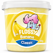 Mr Flossy Barbe à papa Classic Banane 40 Gr