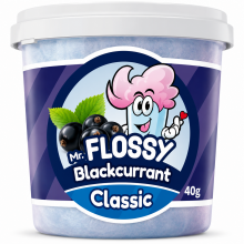 Mr Flossy Barbe &agrave; papa Classic Cassis 40 Gr