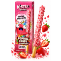 K-Stix Popping Candy Strawberry Stix 57 Gr